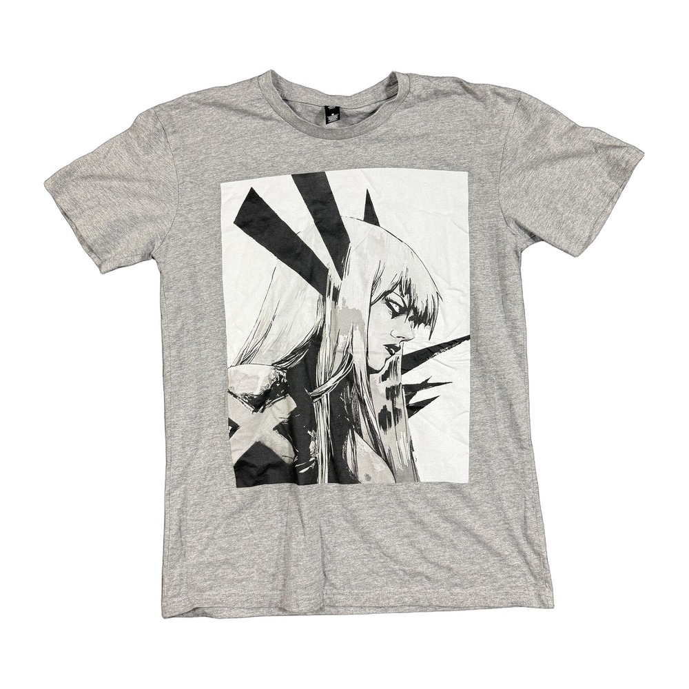AS Colour Staple Mens Medium Heather Gray Chainsaw Man Power Anime Graphic Tee